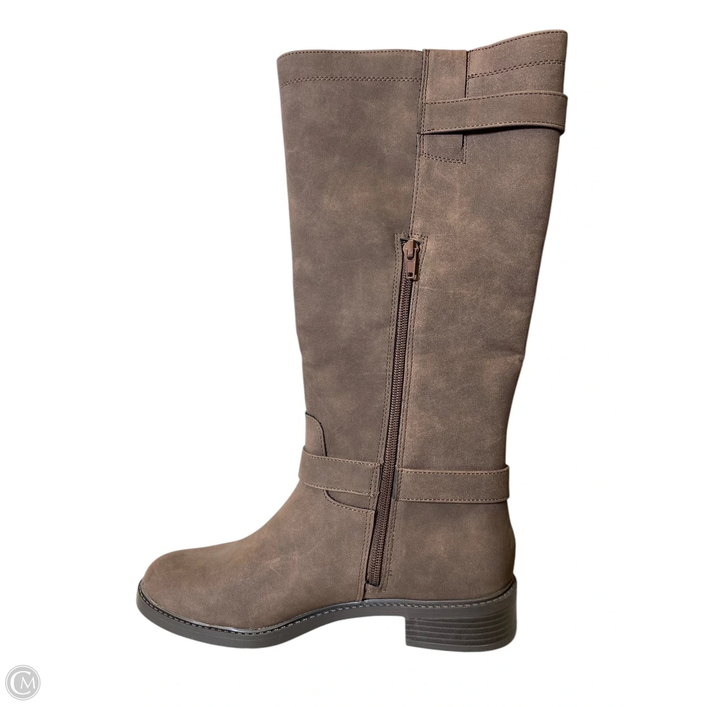 Boots Knee Flats By Kelly And Katie In Brown, Size: 10