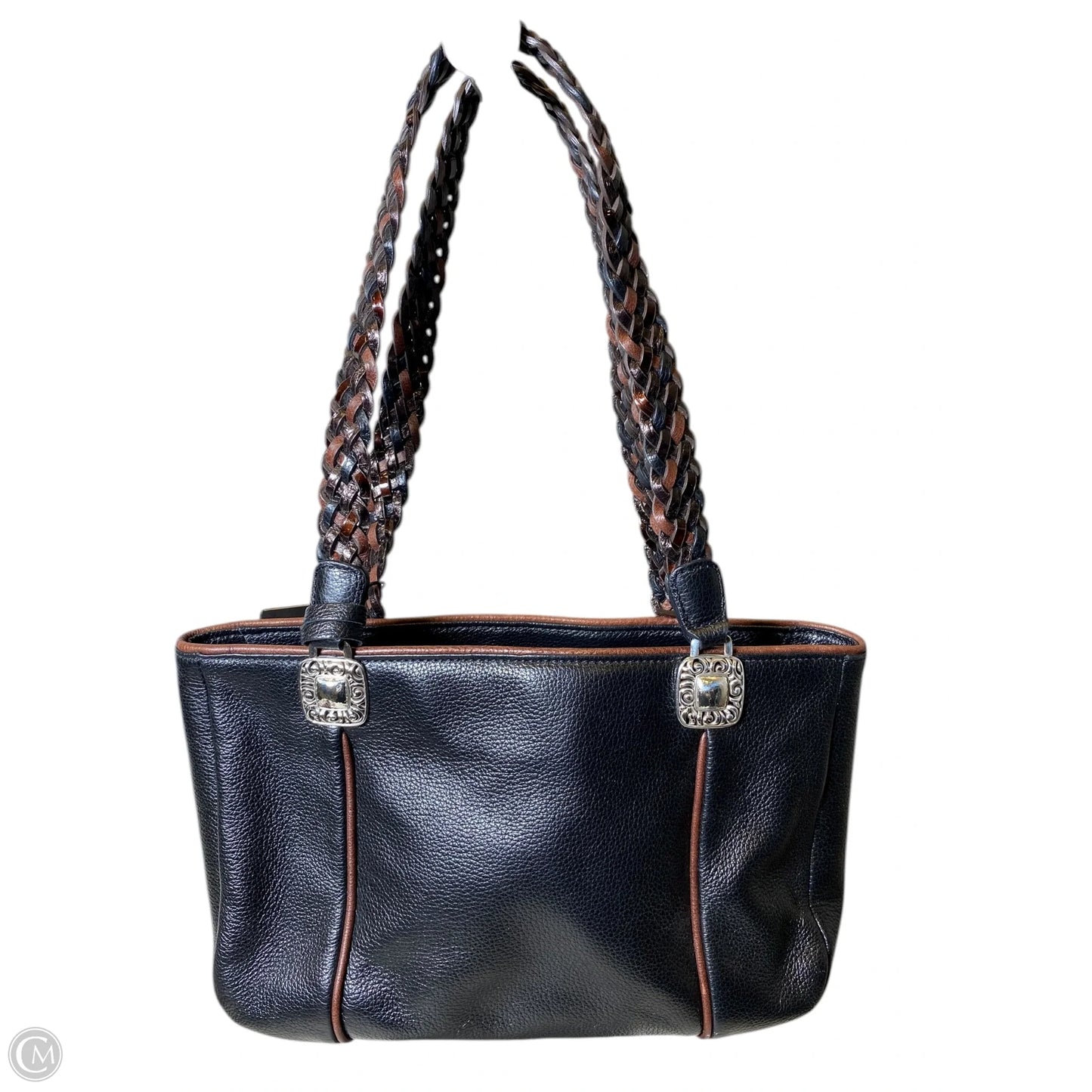 Handbag Leather By Brighton, Size: Medium