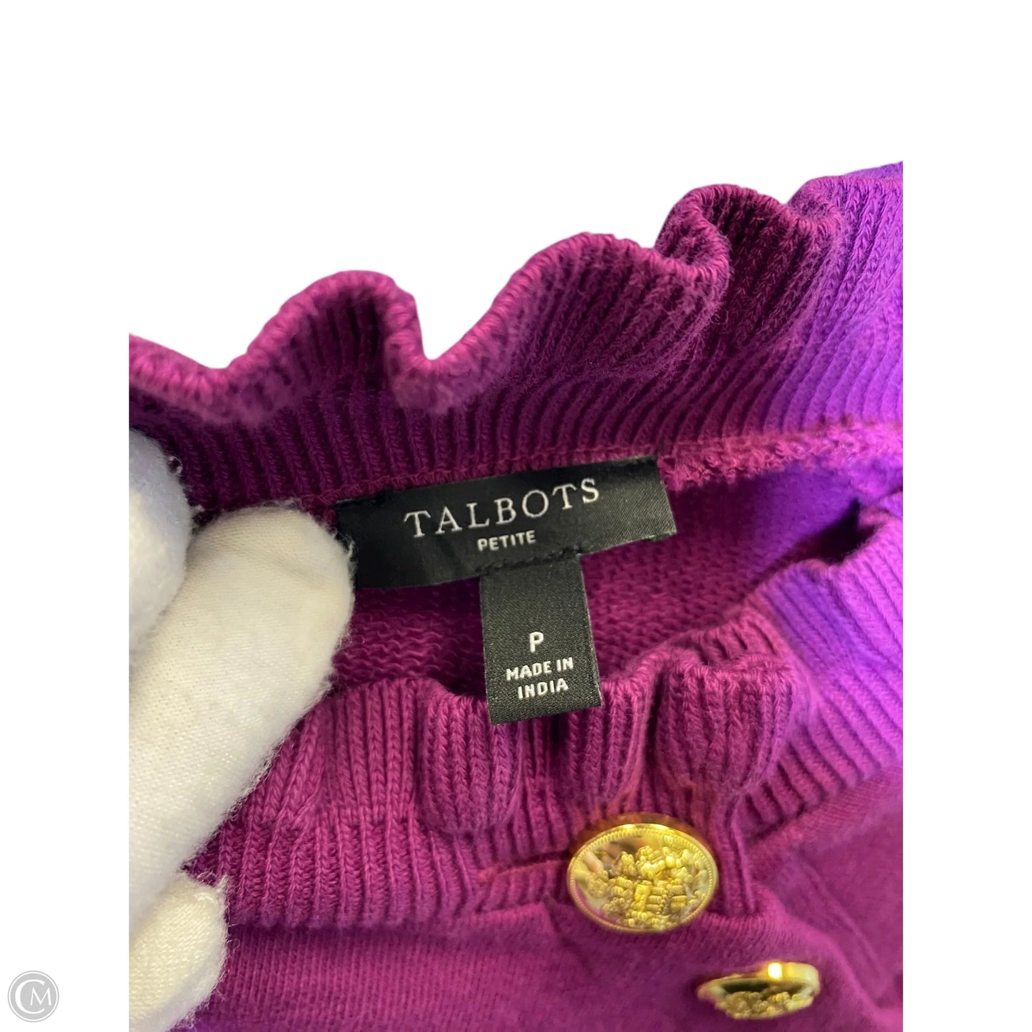 Sweater By Talbots In Purple, Size: Sp