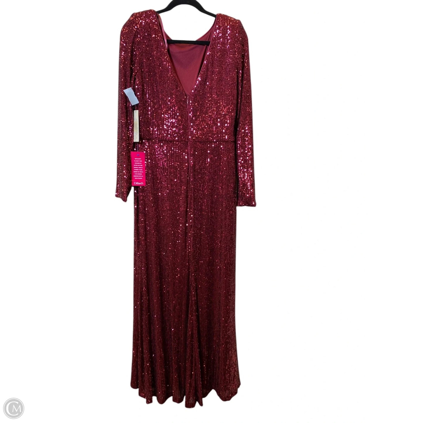 Dress Casual Maxi By Eliza J In Maroon, Size: 14