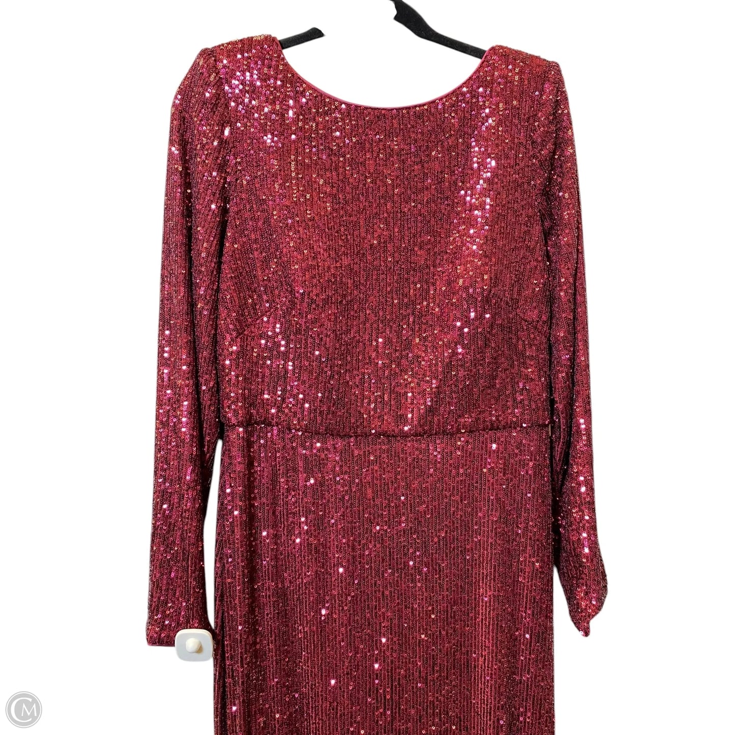 Dress Casual Maxi By Eliza J In Maroon, Size: 14