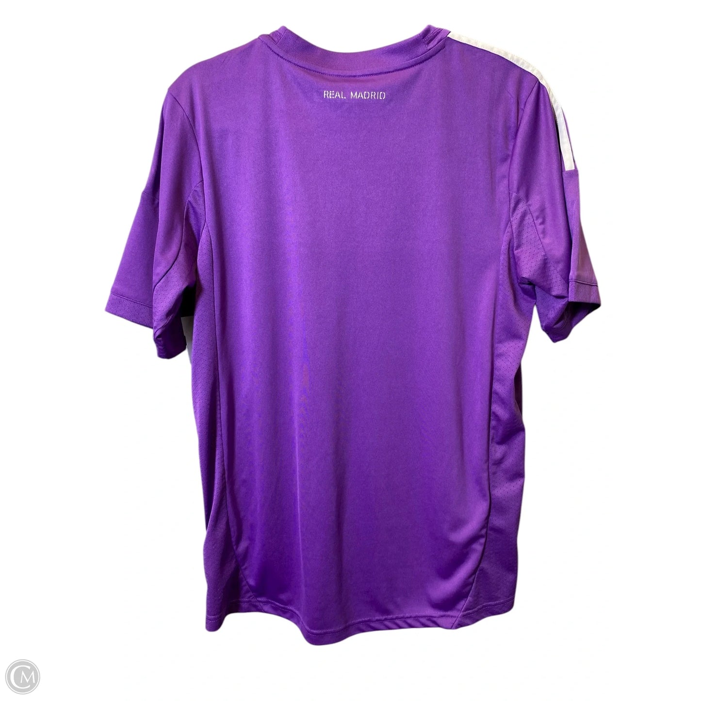 Athletic Top Short Sleeve By Adidas In Purple, Size: M