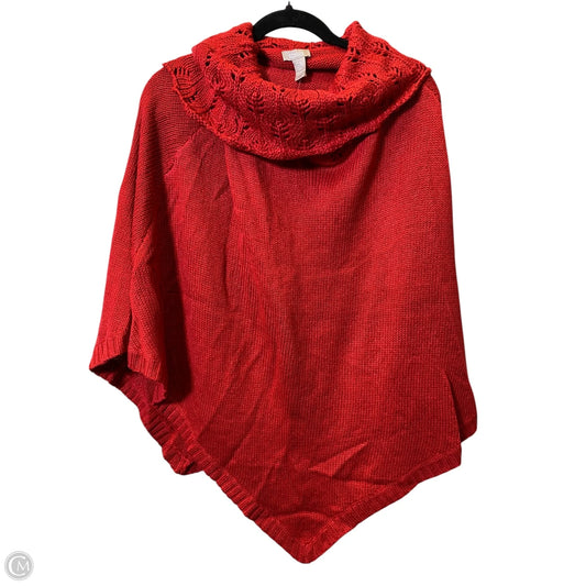 Sweater By Chicos In Red, Size: S