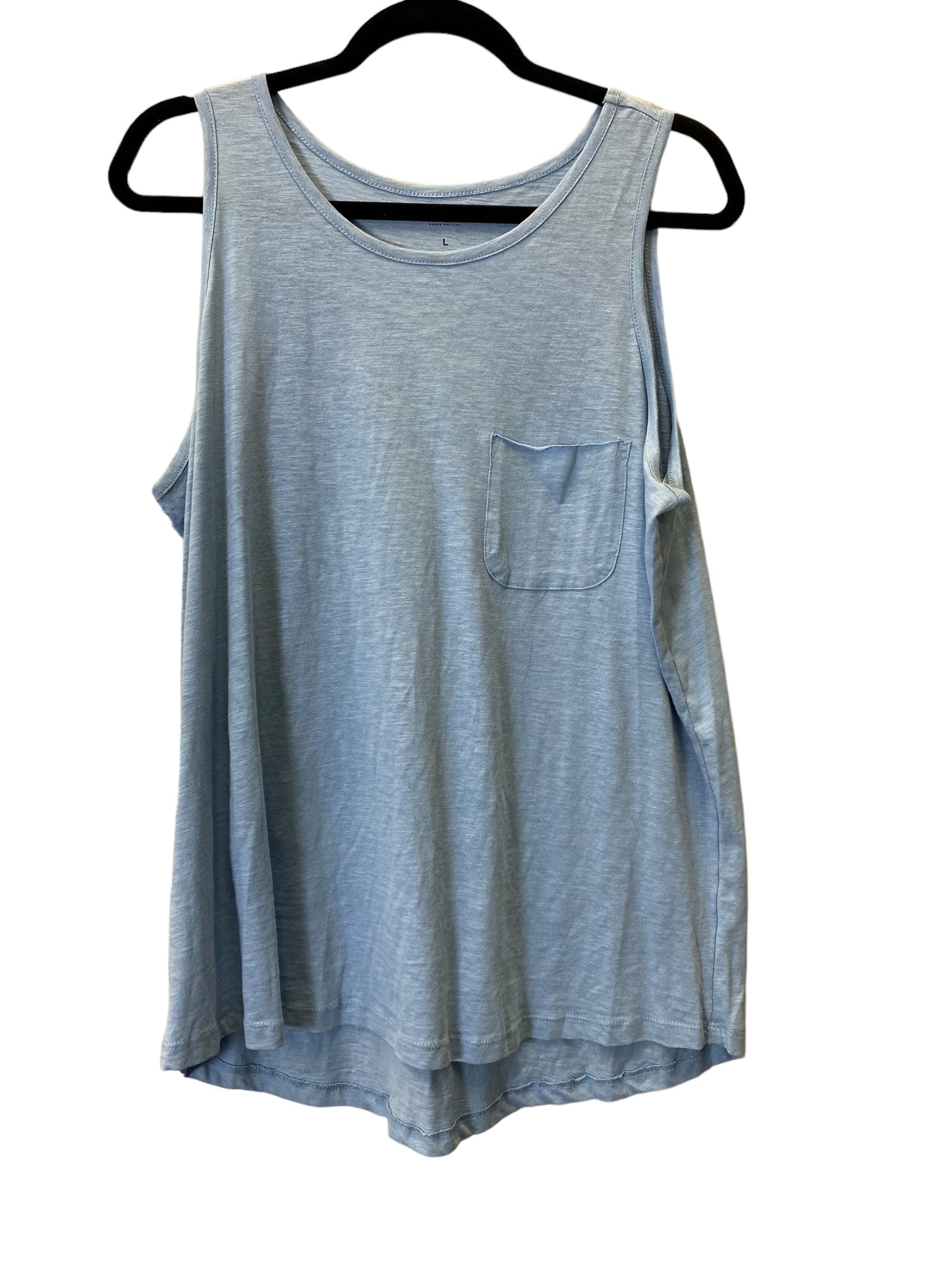 Blue Top Sleeveless Sonoma, Size L