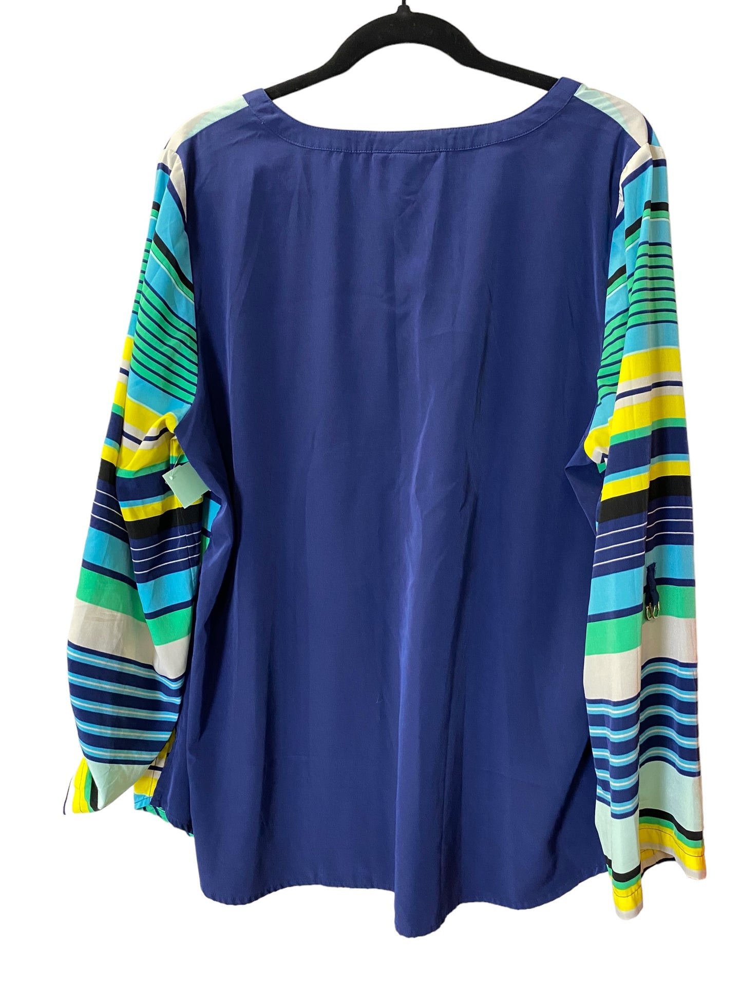 Top Long Sleeve By Cmc In Multi-colored, Size: 2x