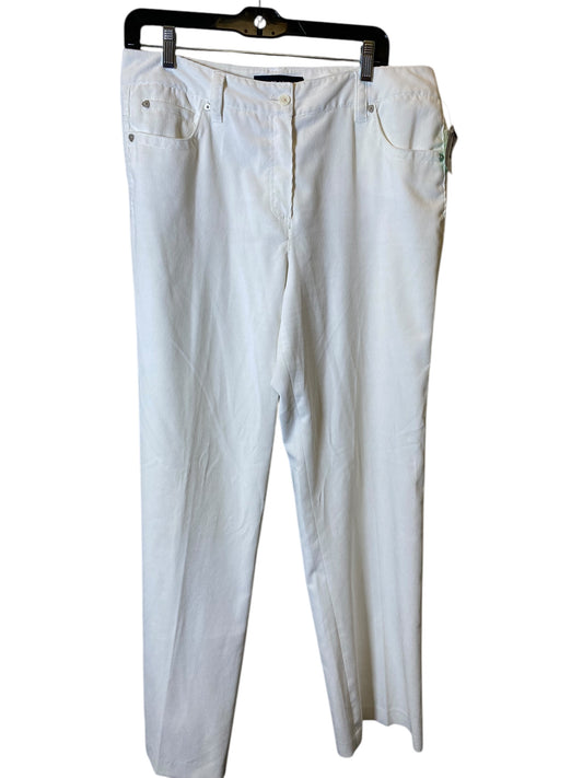 Pants Dress By Larry Levine In White, Size: 12