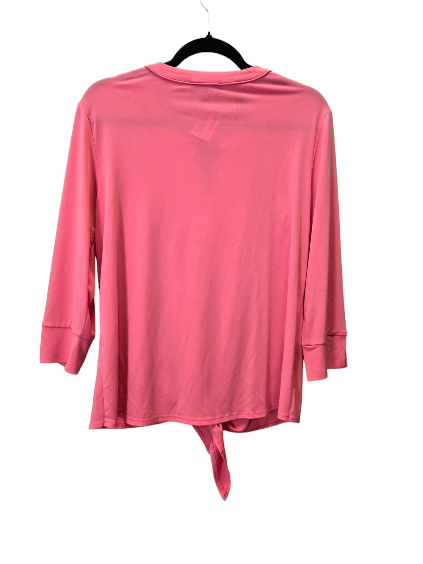 Pink Top 3/4 Sleeve Investments, Size M