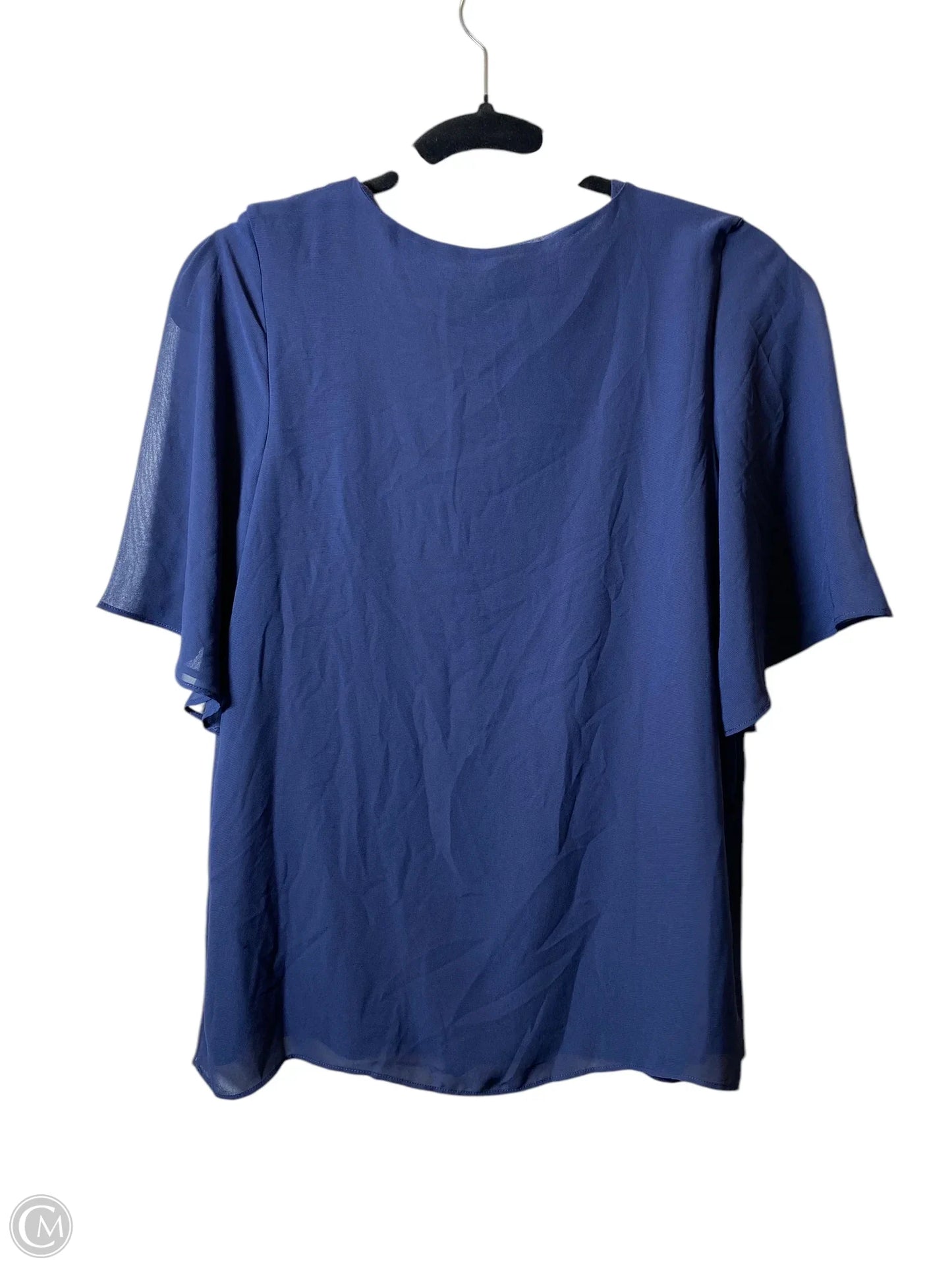 Top Short Sleeve By Banana Republic In Navy, Size: Xs