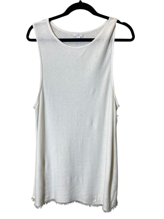 Dress Casual Midi By J. Jill In White, Size: L