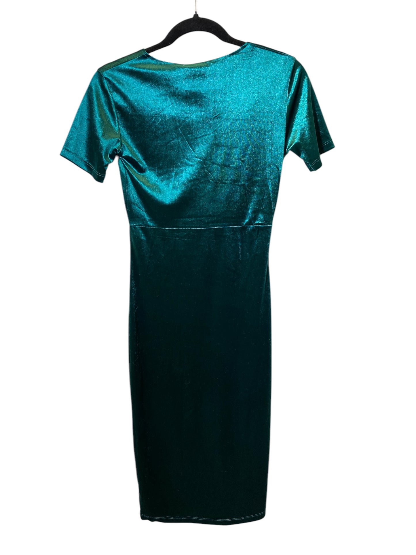 Dress Party Midi By Zara In Green, Size: S