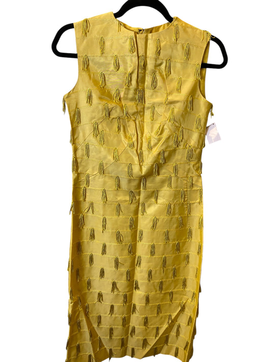 Dress Casual Midi By Clothes Mentor In Yellow, Size: S