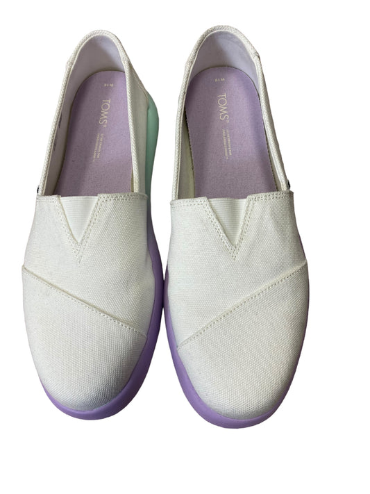 Shoes Platform By Toms In Purple & White, Size: 10