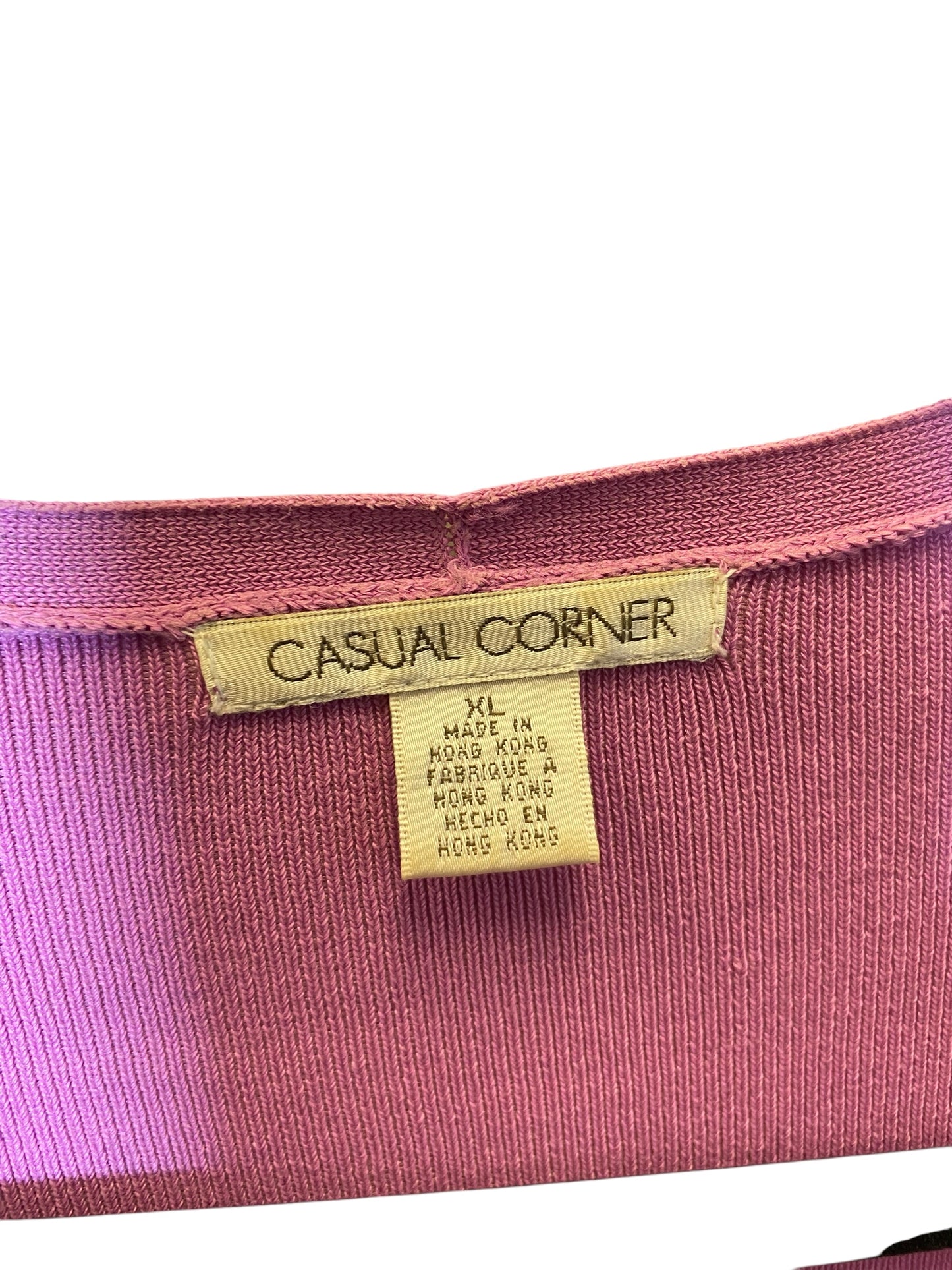 Jacket Other By Casual Corner In Purple, Size: Xl