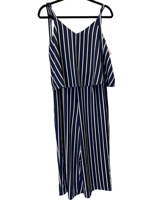 Jumpsuit By Clothes Mentor In Striped Pattern, Size: S