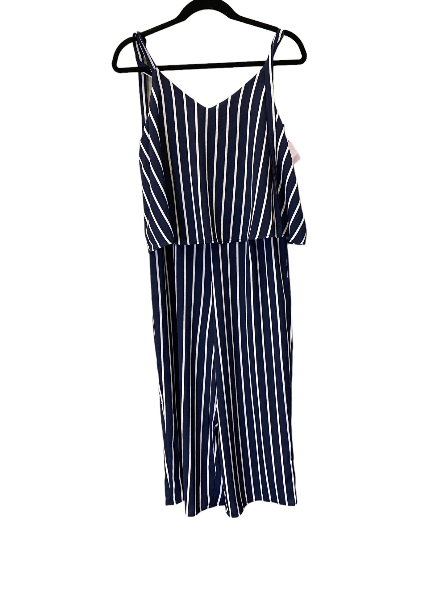 Jumpsuit By Clothes Mentor In Striped Pattern, Size: S