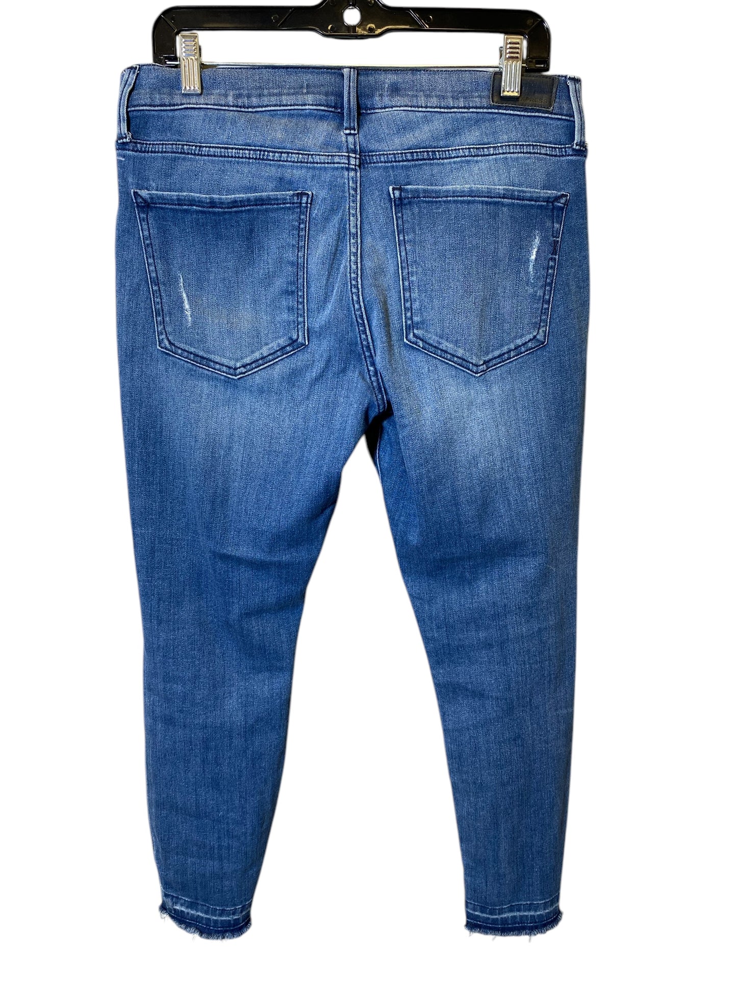 Jeans Boyfriend By Express In Blue Denim, Size: 10