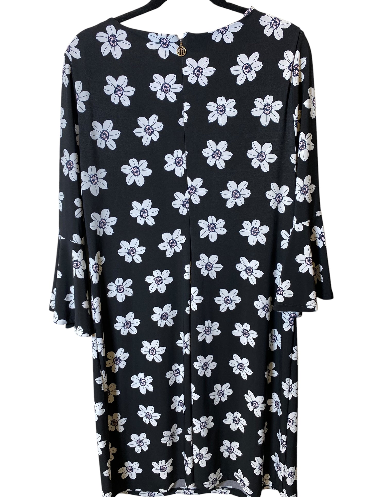 Dress Casual Midi By Tommy Hilfiger In Floral Print, Size: L