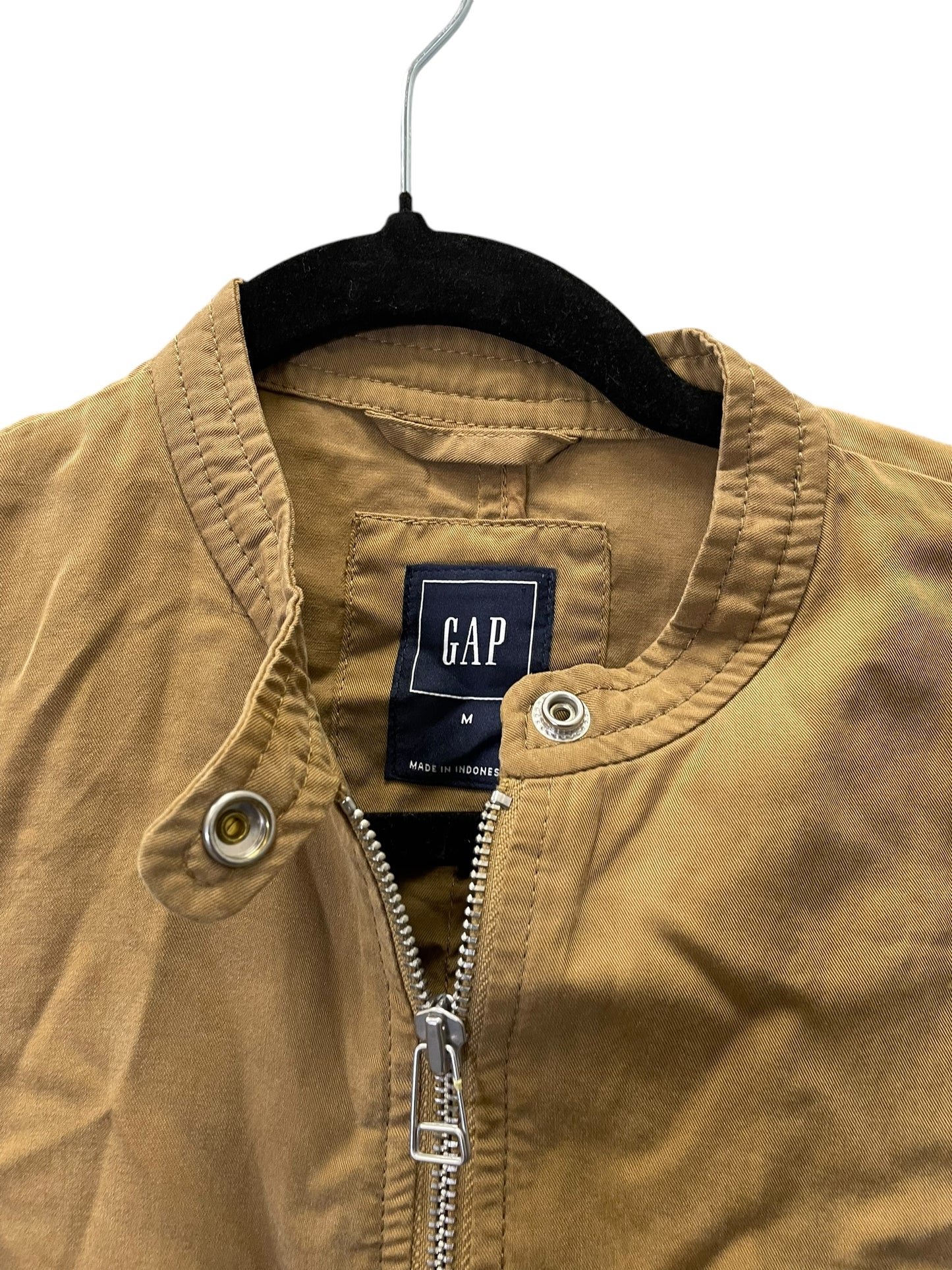 Jacket Denim By Gap In Brown Denim, Size: M