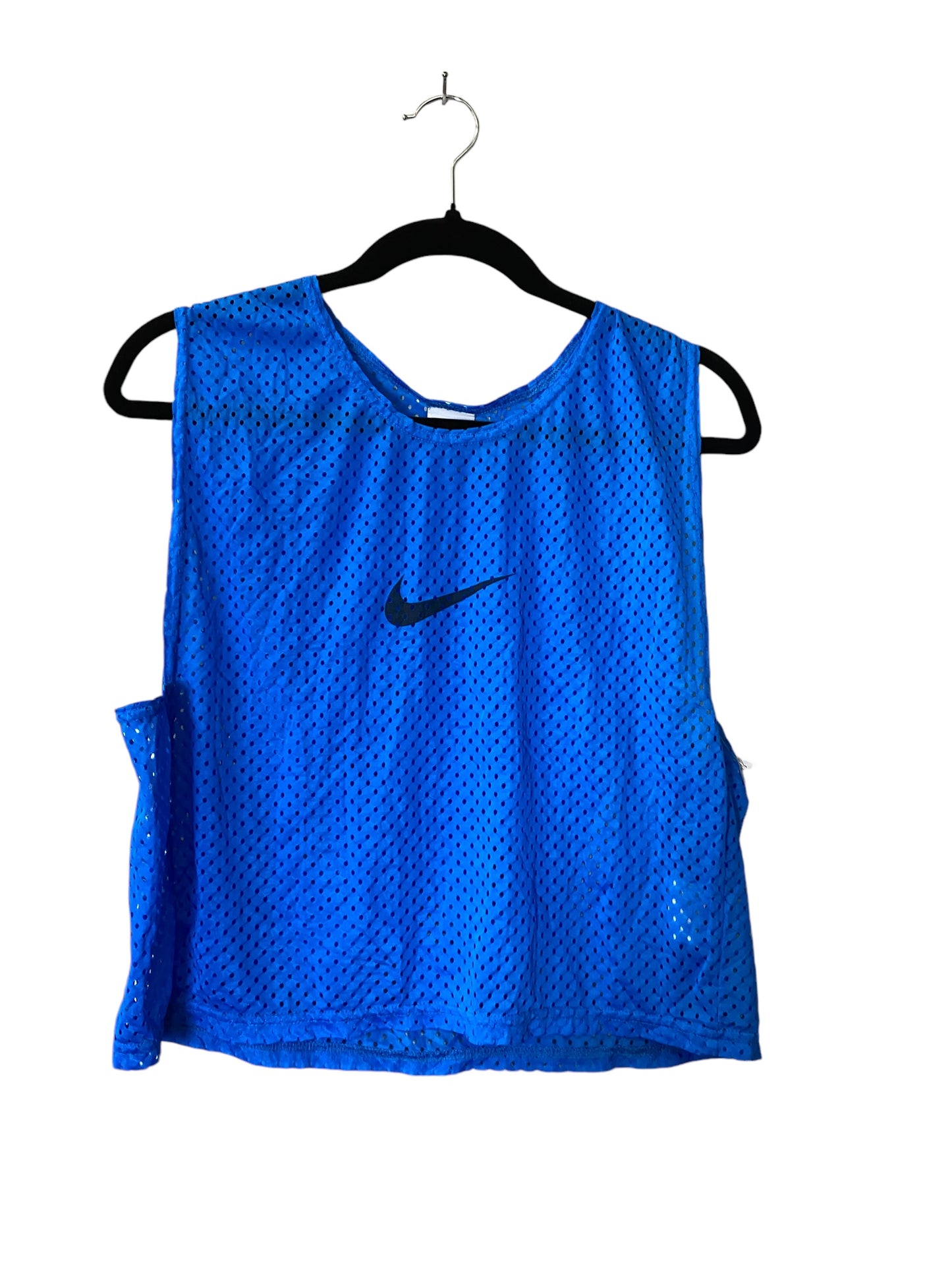 Athletic Tank Top By Nike In Blue, Size: L