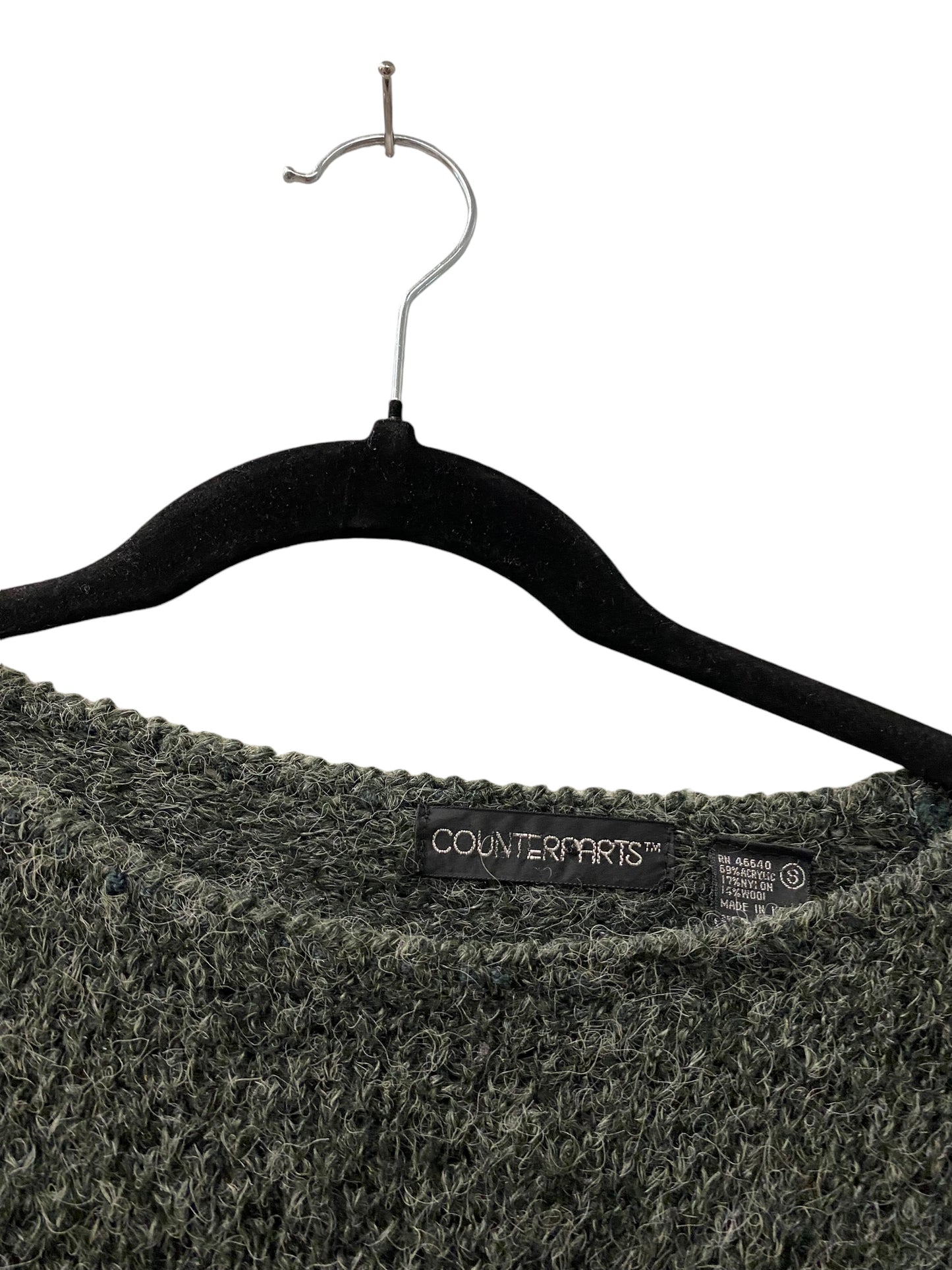 Sweater By Counterparts In Green, Size: S