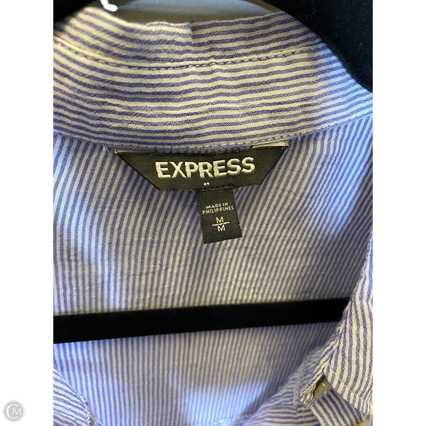 Top Long Sleeve By Express In Purple, Size: M