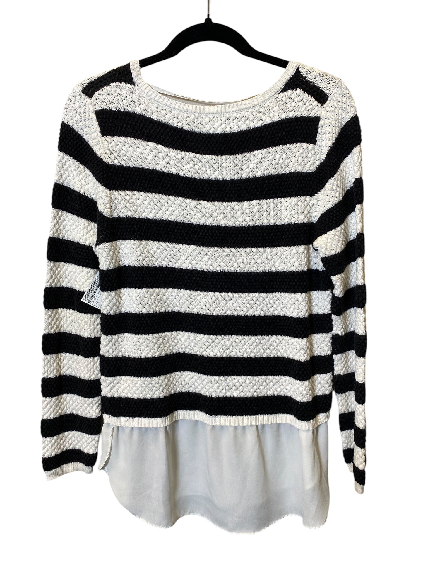 Sweater By Cable And Gauge In Striped Pattern, Size: L