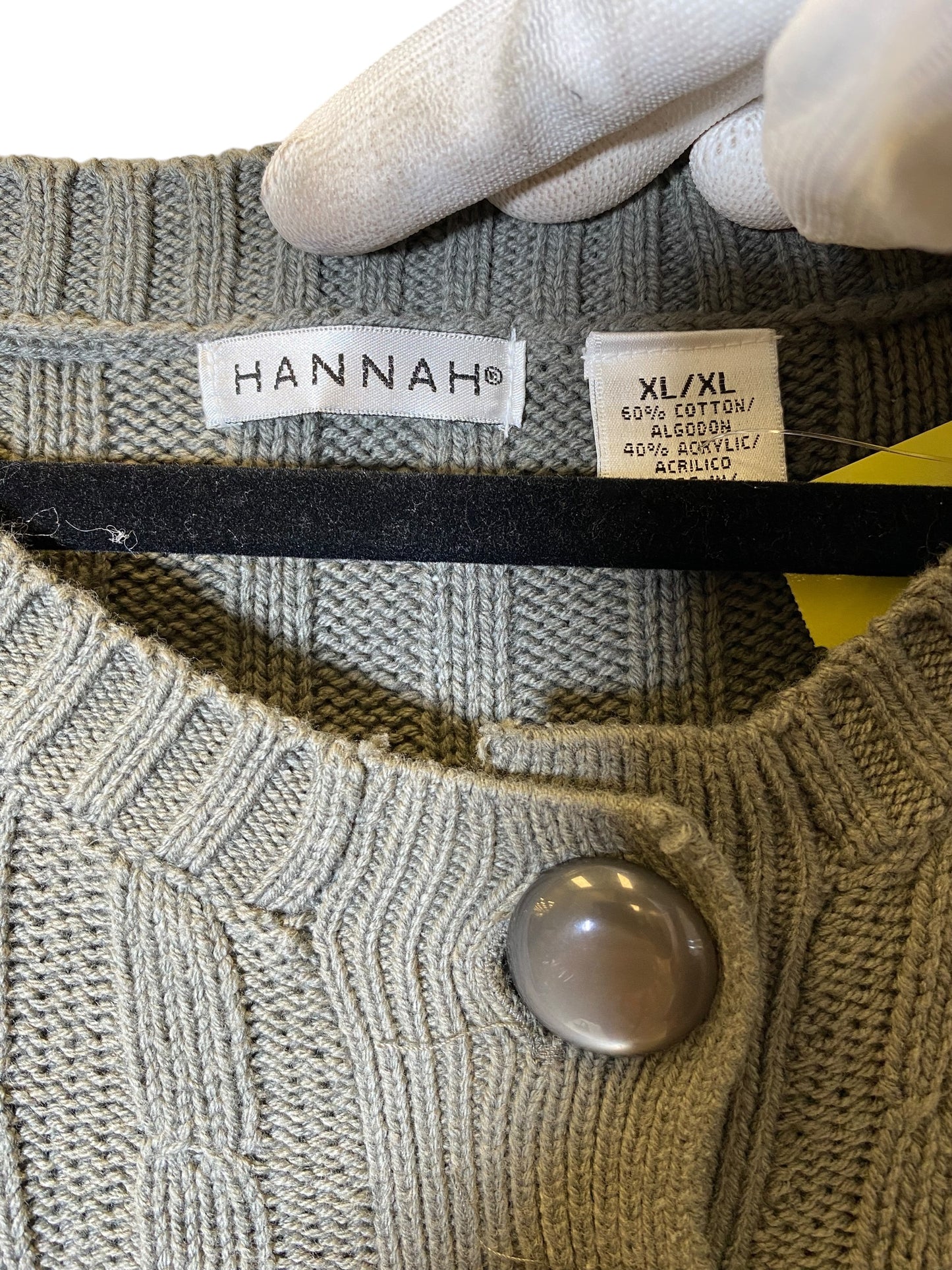 Dress Sweater By Hannah In Green, Size: Xl