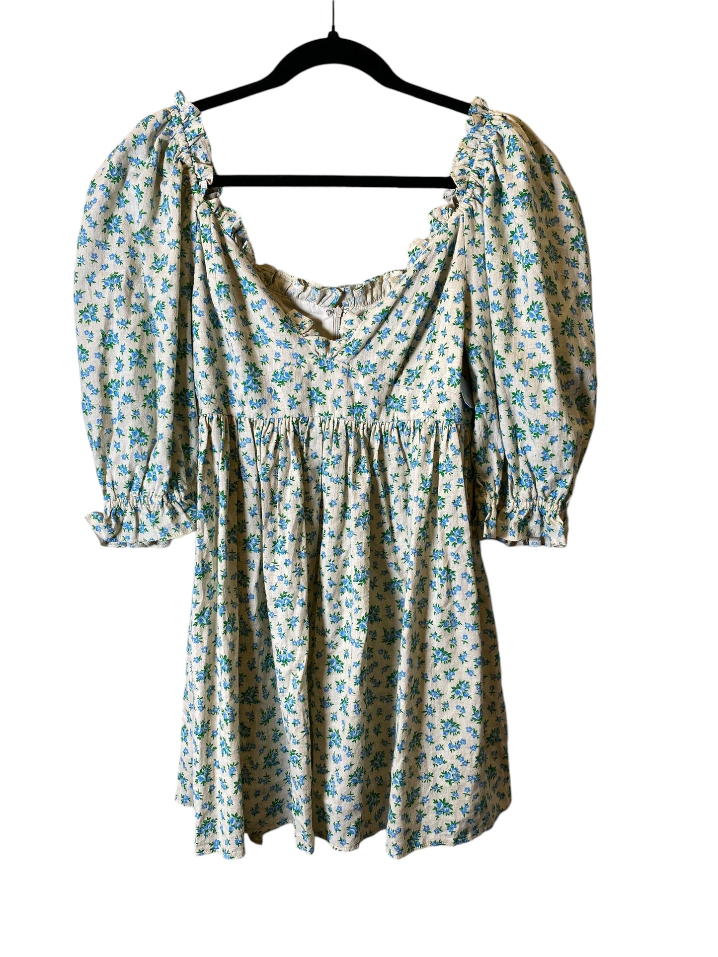 Dress Casual Short By Olivaceous In Floral Print, Size: L