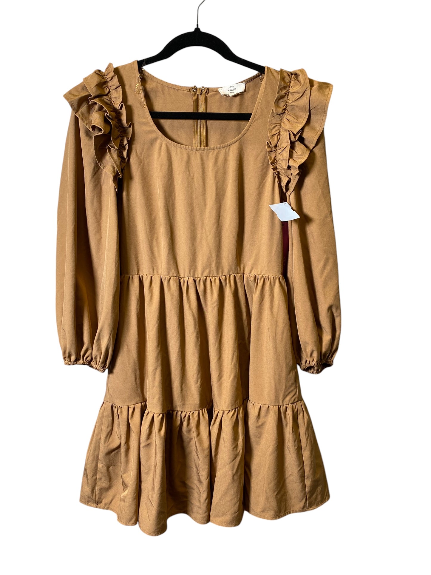 Dress Casual Midi By Entro In Brown, Size: S