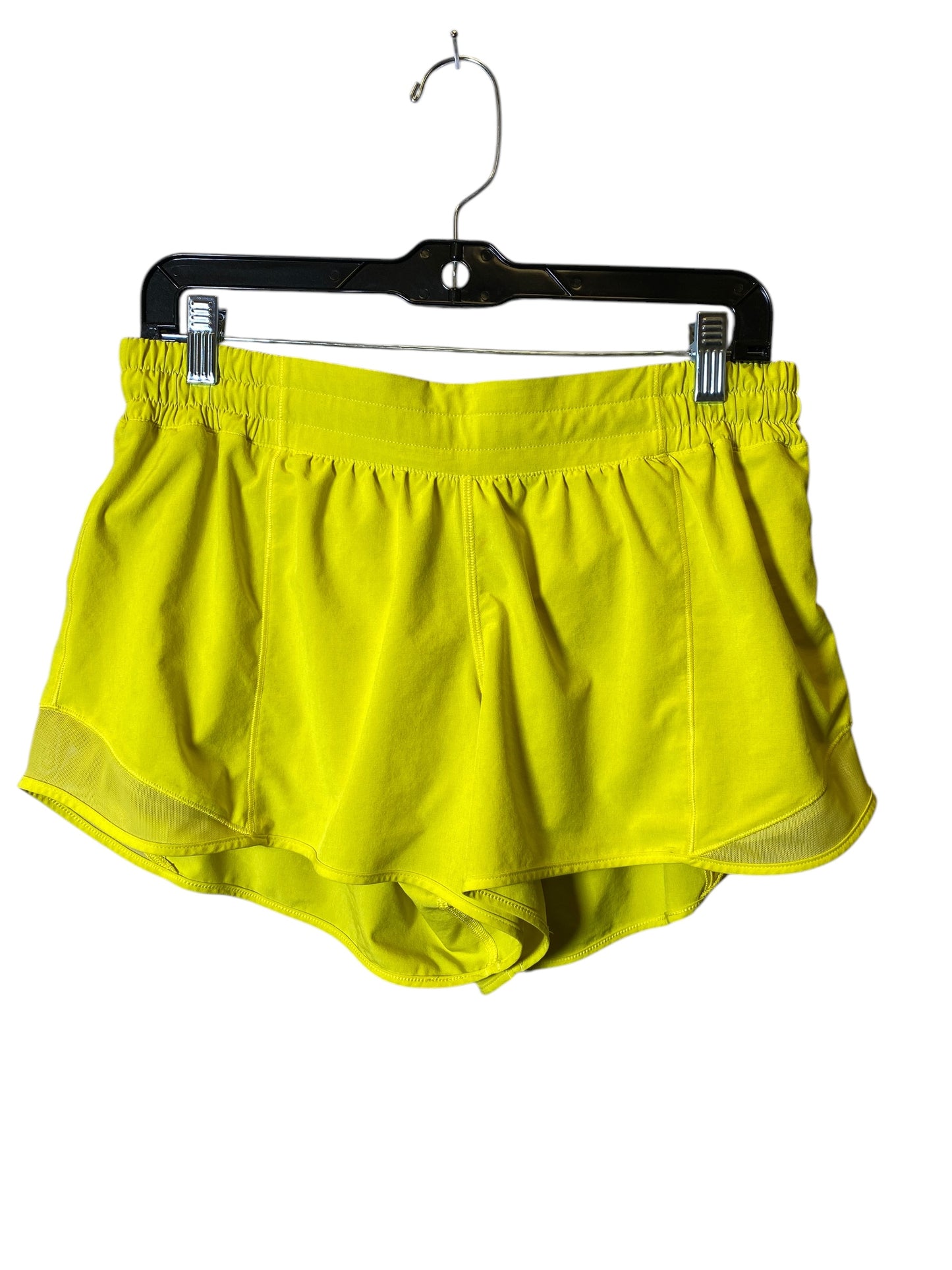 Athletic Shorts By Lululemon In Yellow, Size: M