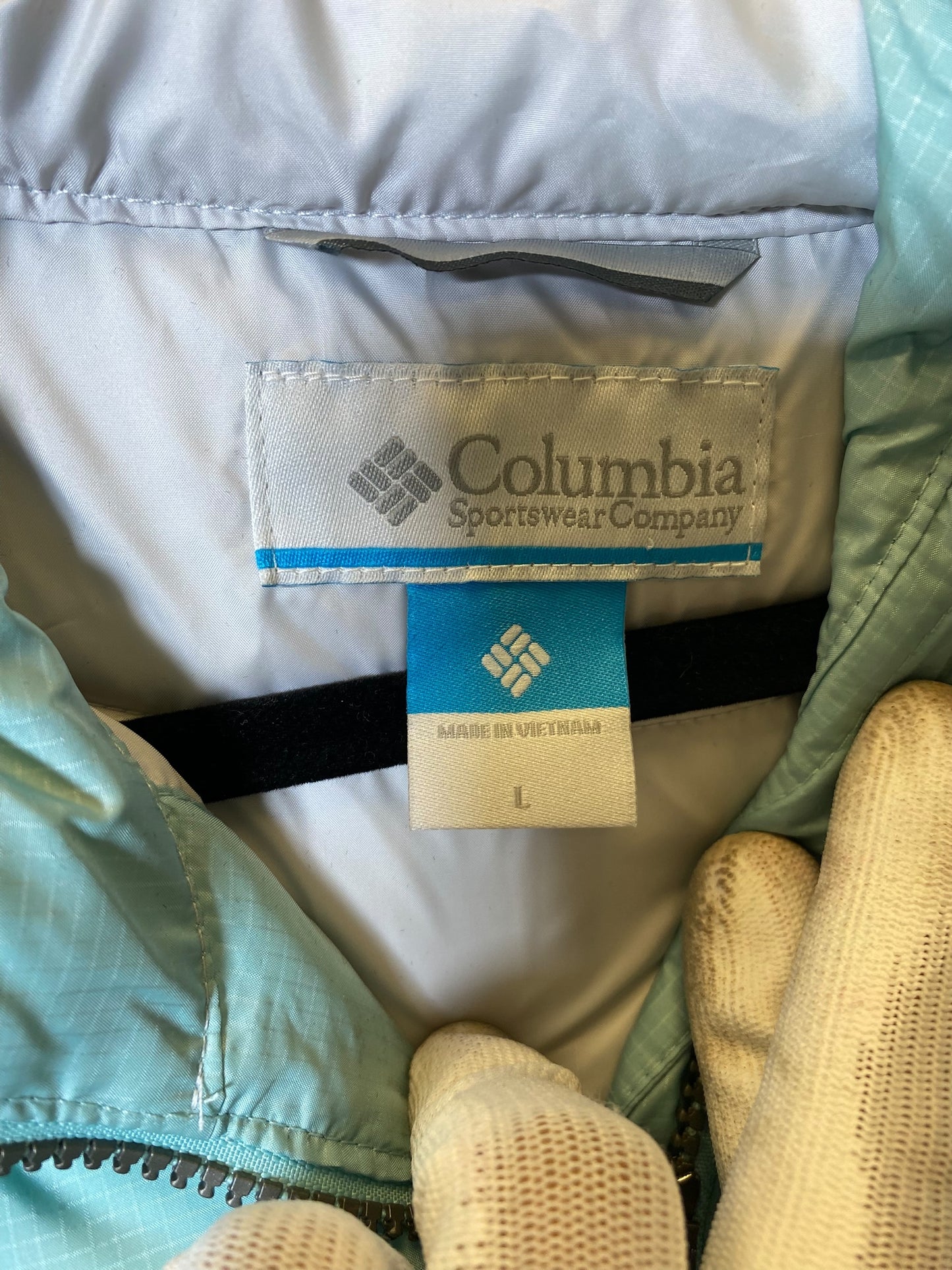 Jacket Puffer & Quilted By Columbia In Blue, Size: L