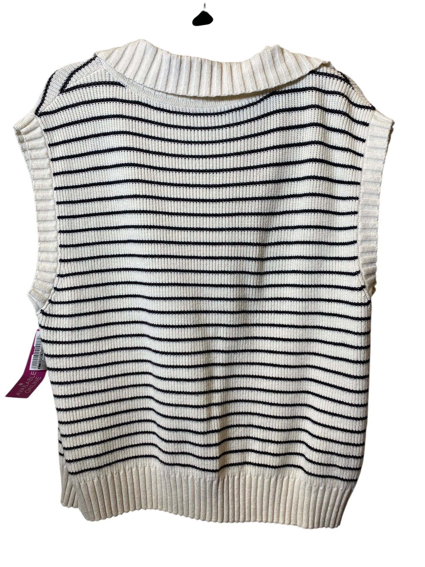 Sweater By Clothes Mentor In Striped Pattern, Size: L