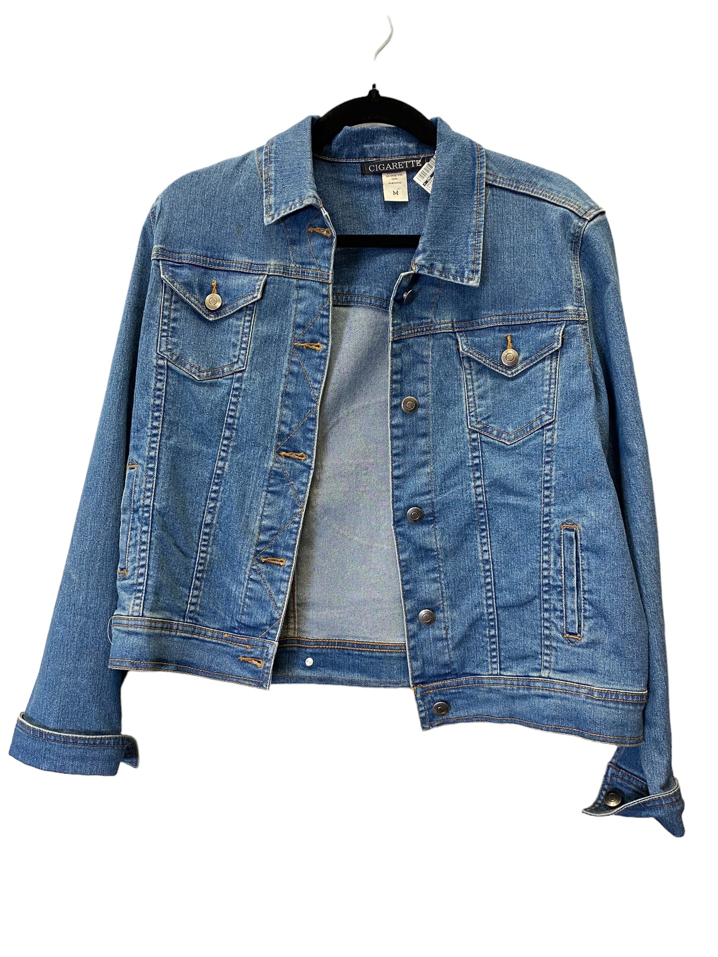 Jacket Denim By Cmc In Blue Denim, Size: M