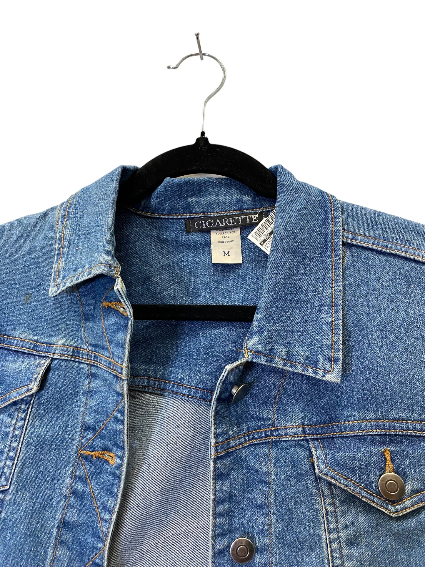 Jacket Denim By Cmc In Blue Denim, Size: M