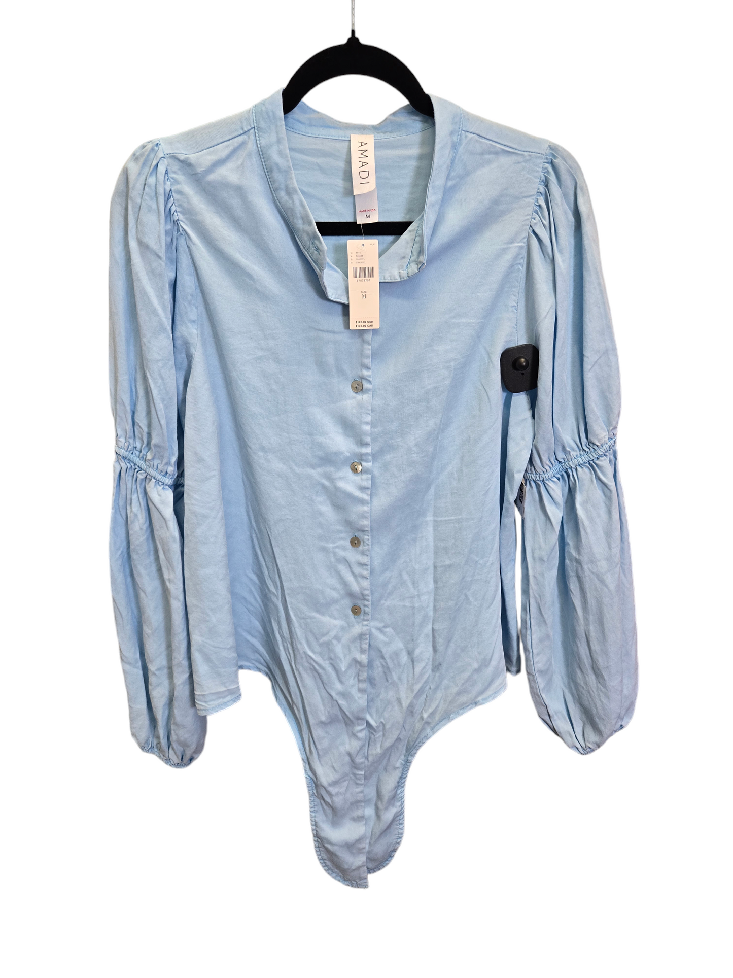 Blue Blouse Long Sleeve Amadi, Size M