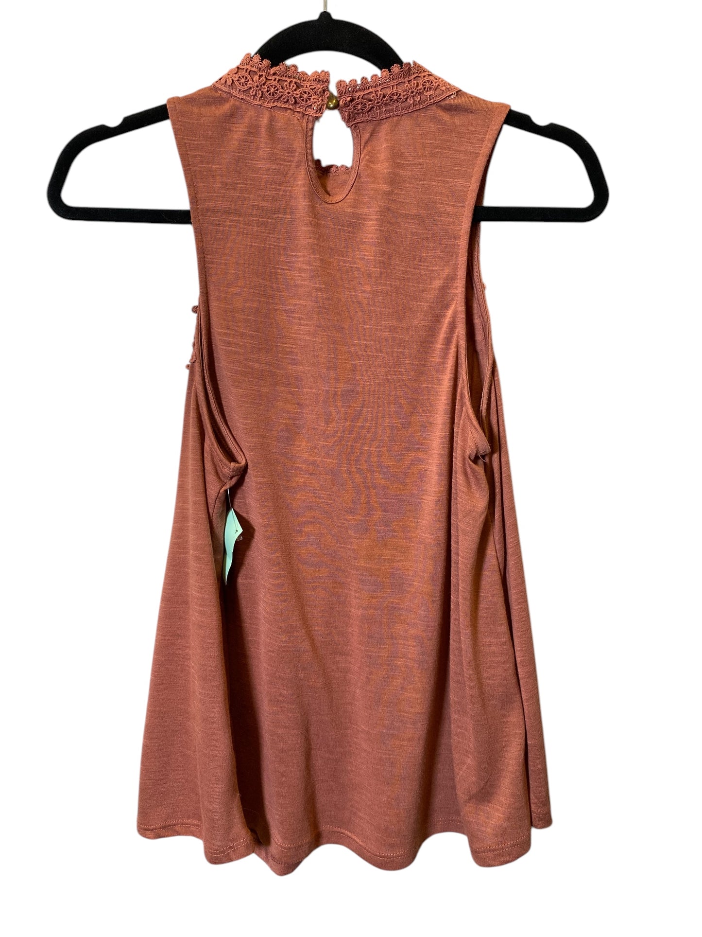 Top Sleeveless By Coco + Jaimeson In Brown, Size: M