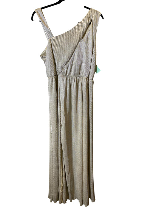 Dress Party Long By Chenault In Gold, Size: L