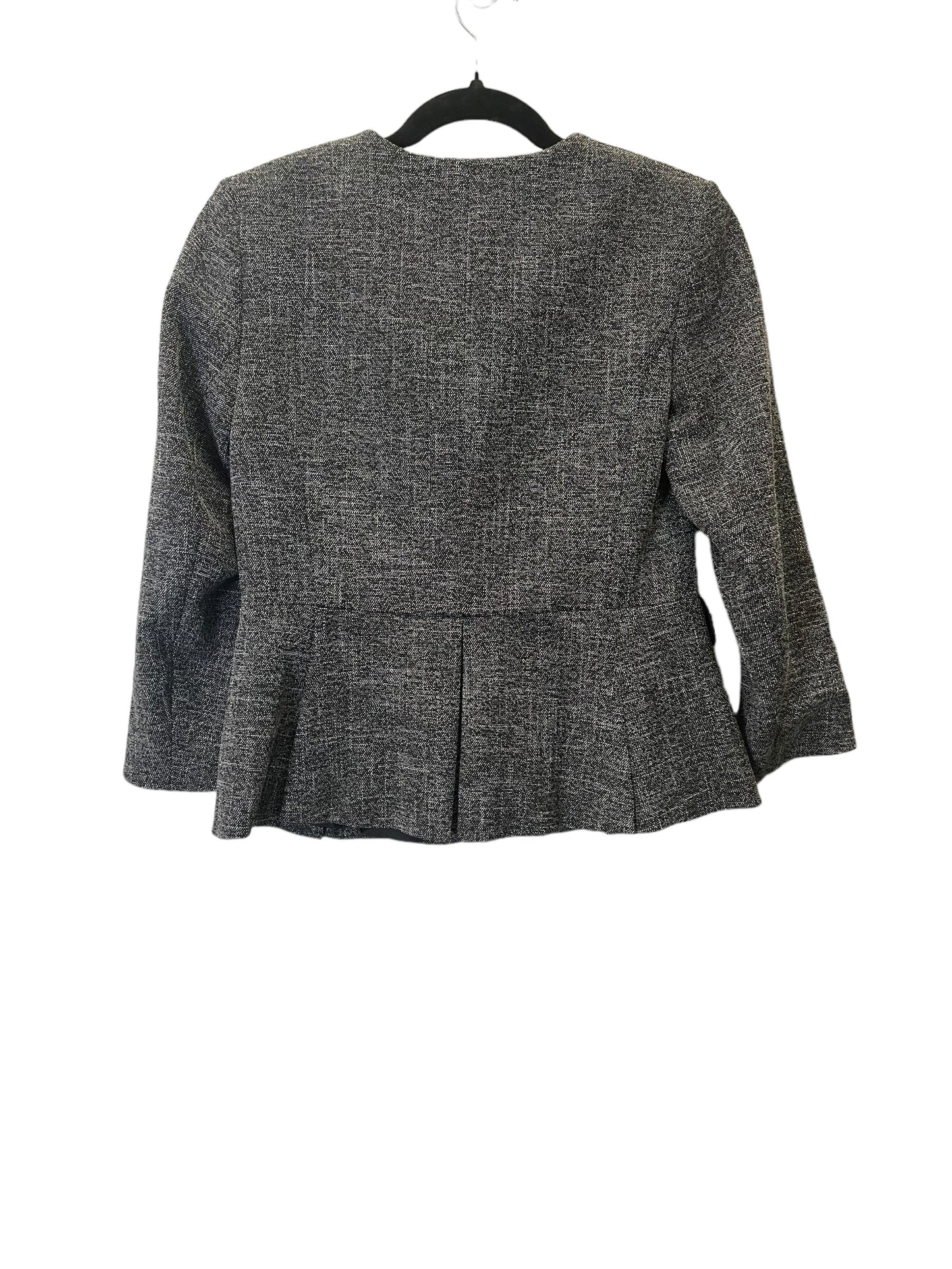 Jacket Other By Ann Taylor In Grey & Silver, Size: S