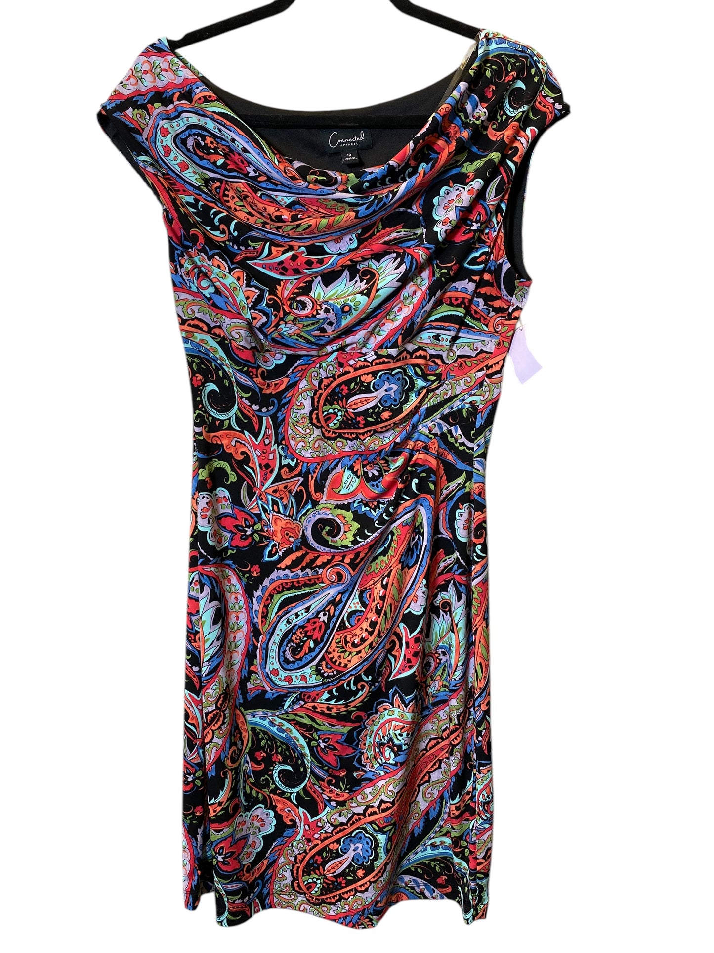 Dress Casual Short By Connected Apparel In Multi-colored, Size: M