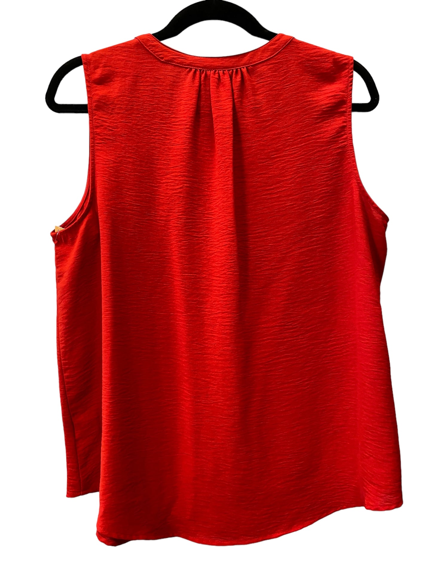 Red Top Sleeveless Liz Claiborne, Size Petite L