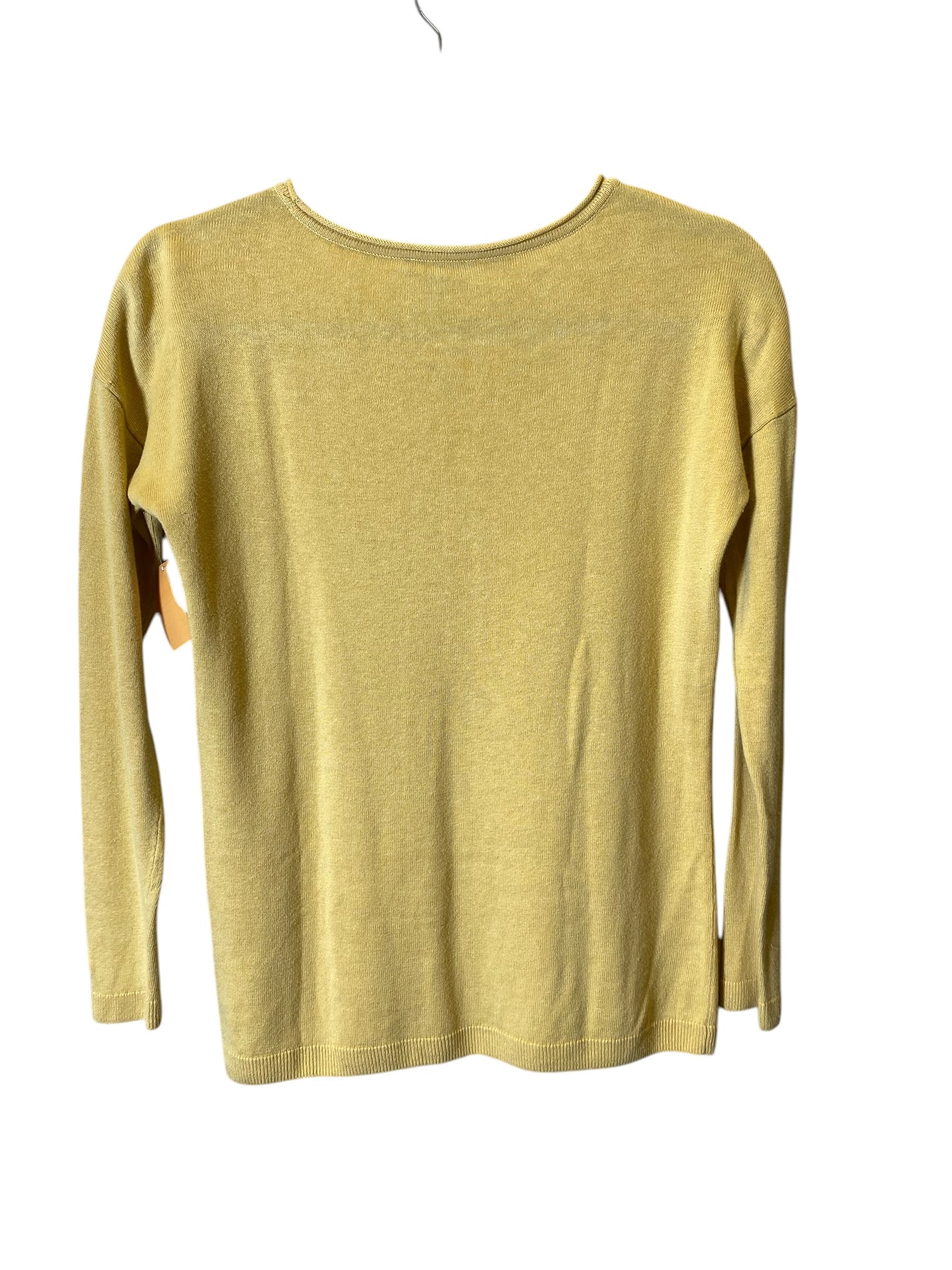 Sweater By Talbots In Yellow, Size: Petite   S