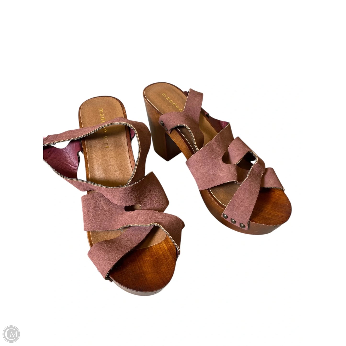 Shoes Heels Block By Madden Girl In Purple, Size: 9