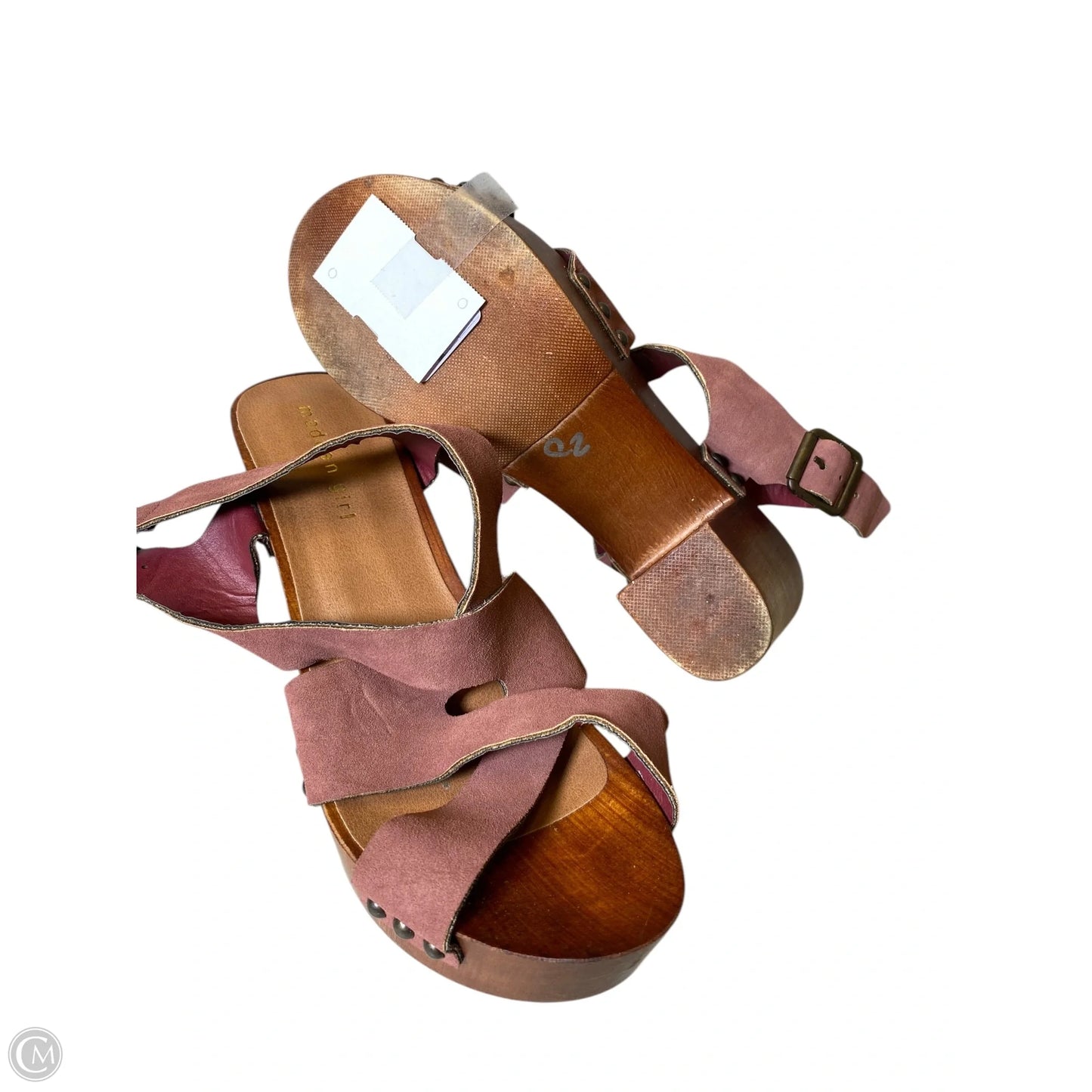 Shoes Heels Block By Madden Girl In Purple, Size: 9