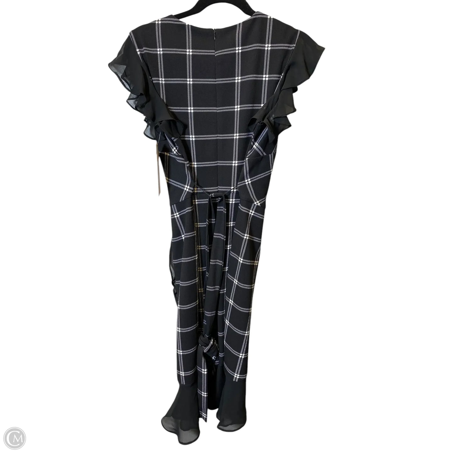 Dress Casual Midi By Shelby And Palmer In Plaid Pattern, Size: L