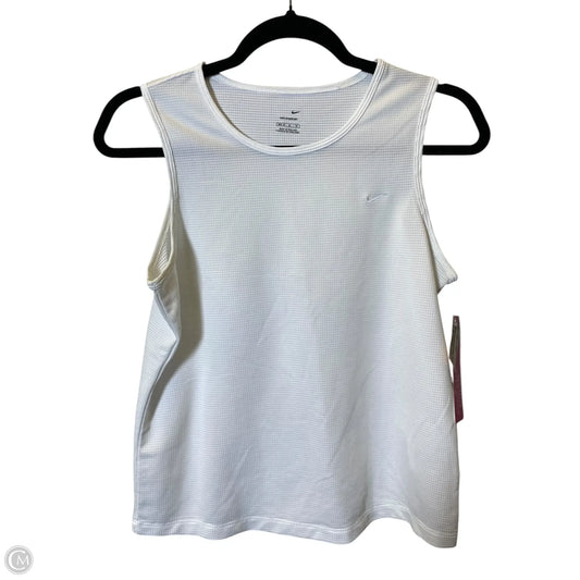 Tank Top By Nike In White, Size: M