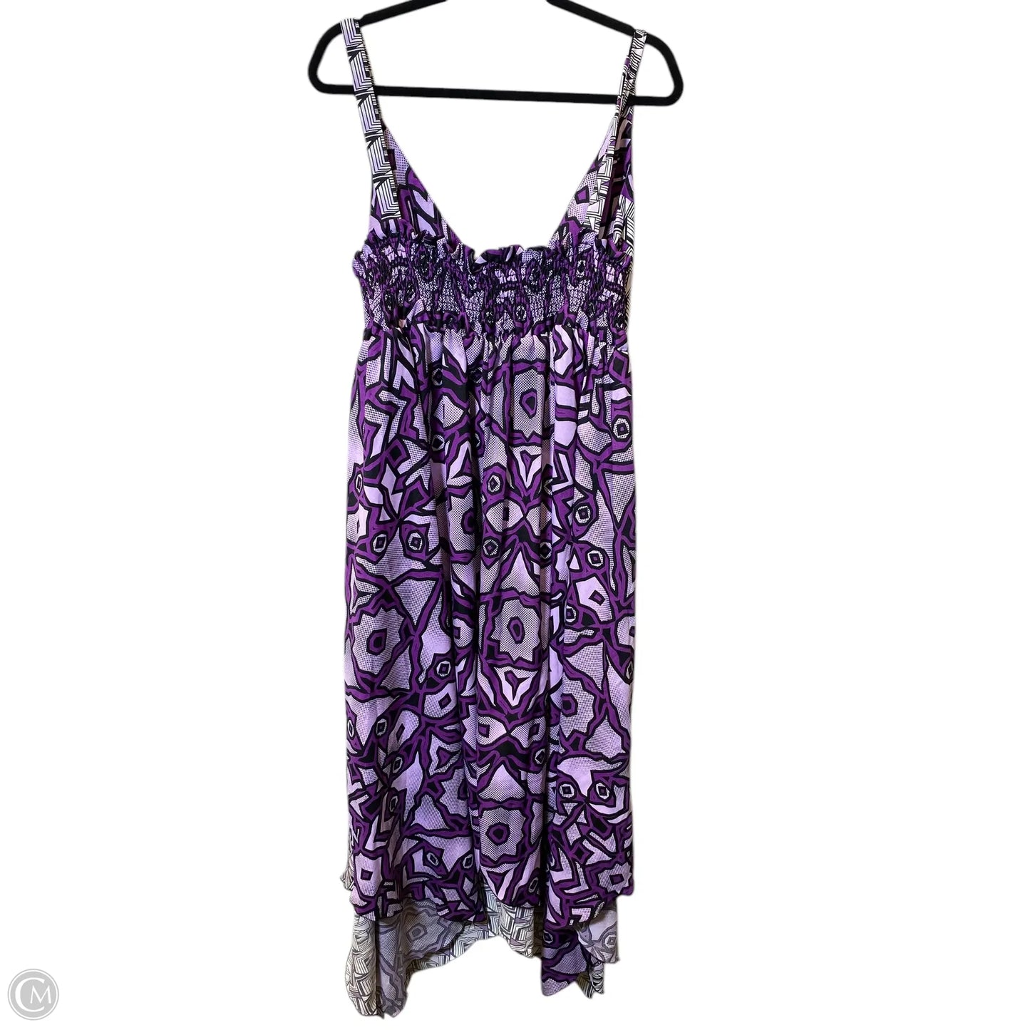 Dress Casual Midi By Ashley Stewart In Purple, Size: Xxl