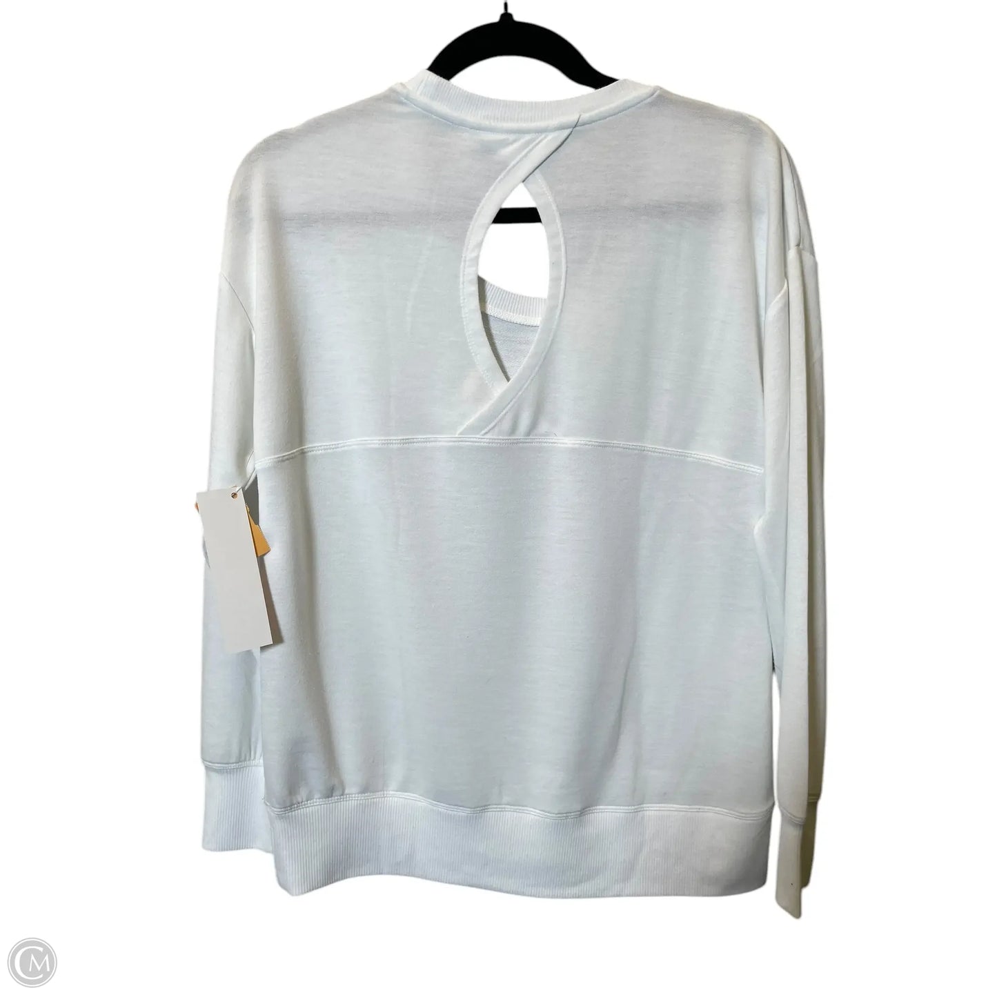 Athletic Sweatshirt Crewneck By Balance Collection In White, Size: Xs