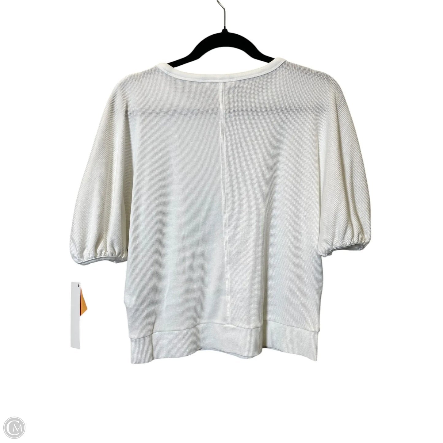 Top Short Sleeve By Banana Republic In White, Size: Xs