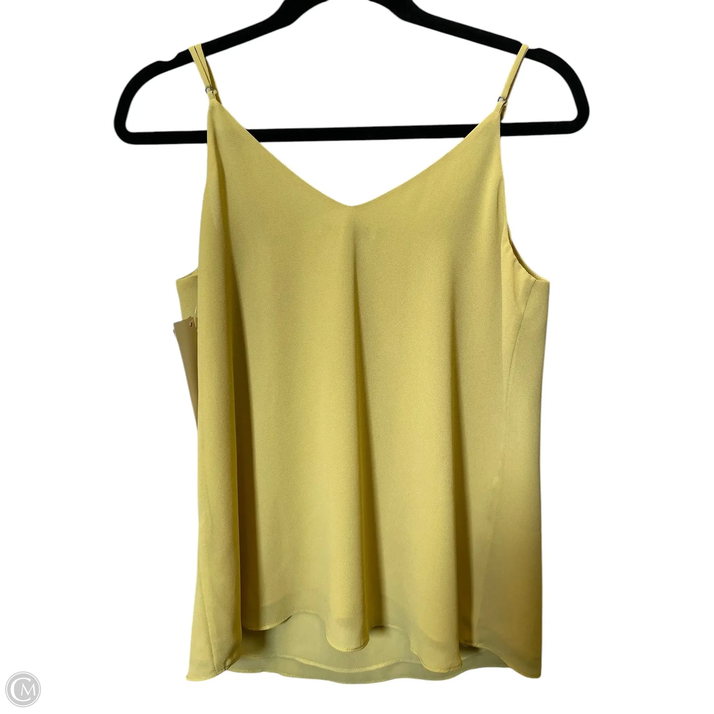 Top Sleeveless By Naked Zebra In Yellow, Size: S