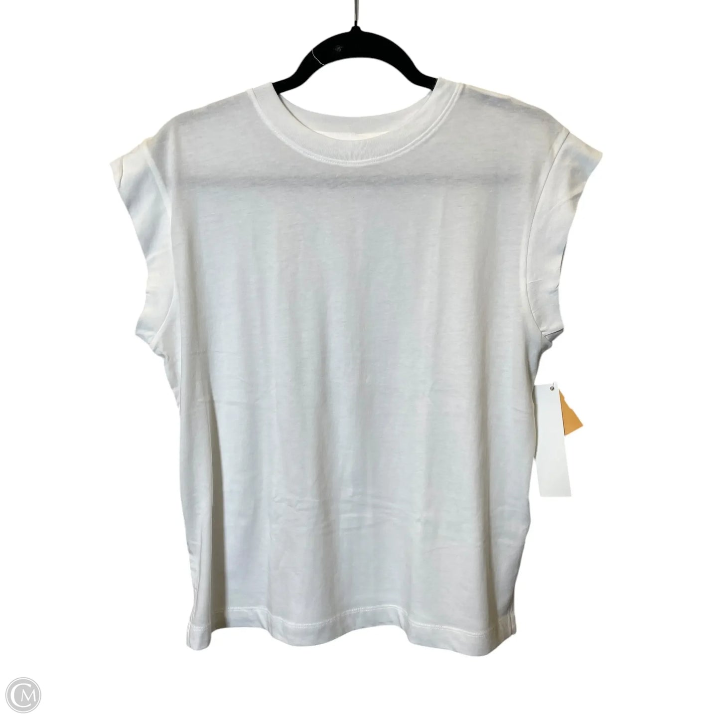 Top Short Sleeve Basic By A New Day In White, Size: Xs